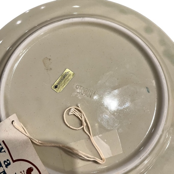 Vintage Otagiri Warren Kimble 8” Plates American Folk Art Signed PAIR - Picture 9 of 10